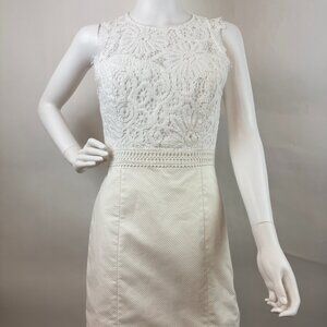 Lilly Pulitzer White Cotton Wiggle Dress